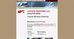 Desktop Screenshot of coyotepainting.com